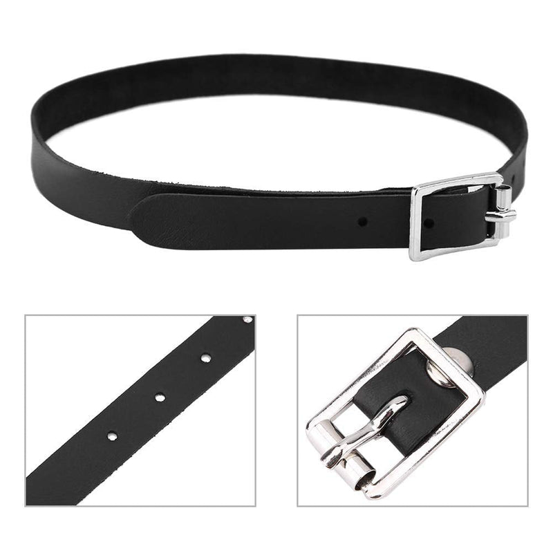 DAUERHAFT Leather Horse Strap Accessories Spur Strap 0.5 * 0.1 * 2in for Outdoor Sports,Leather Straight Bridle Leather Curb Strap - PawsPlanet Australia