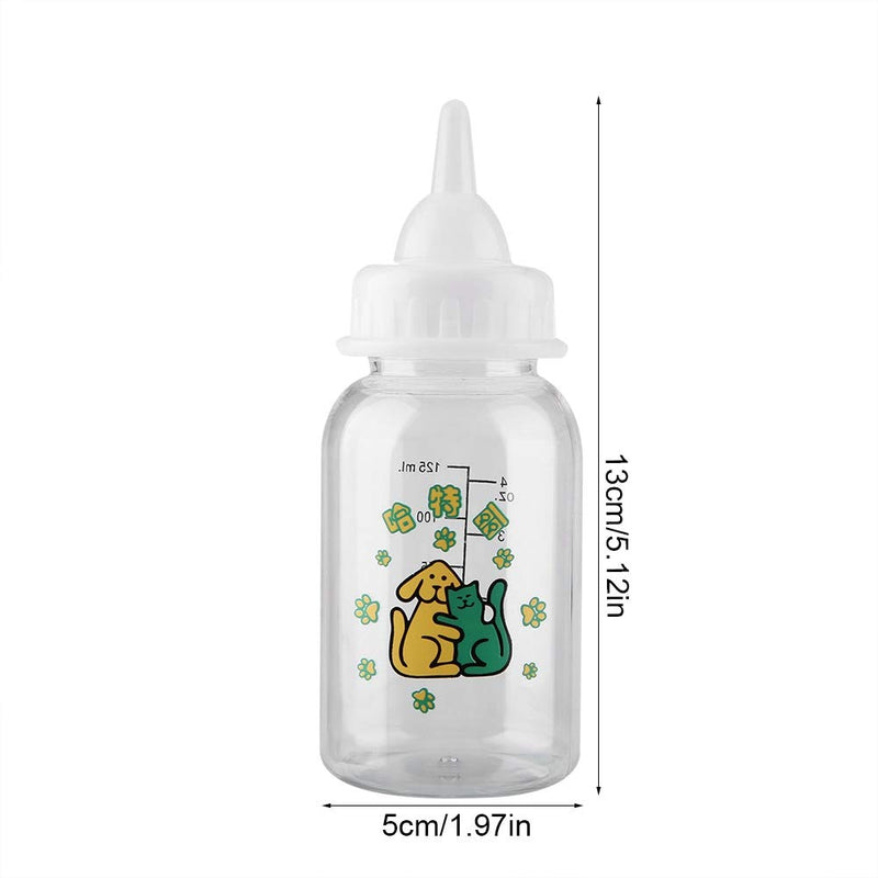 Garosa Pet Nursing Bottle Portable Newborn Pet Kitten Puppy Nursing Care Feeding Milk Bottle Set with Spare Nipple and Bottle Brush - PawsPlanet Australia