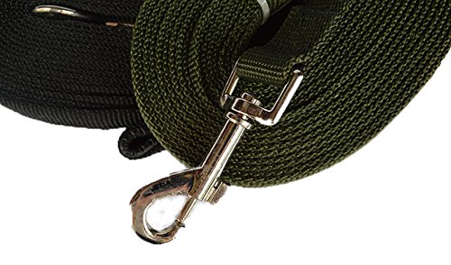 [Australia] - O&C Cotton Web Dog Pet Lead Training Leash Army Green 33-Feet 