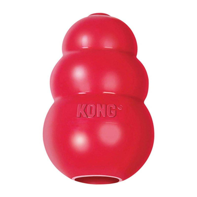 KONG - Classic Dog Toy - Durable Natural Rubber - Fun to Chew, Chase and Fetch - For Small Dogs Red - PawsPlanet Australia