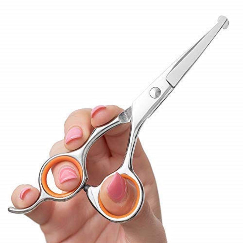 [Australia] - AEXYA – 5.5 inches Straight Pet Grooming Scissors with Rounded Tips - Stainless Steel Safety Grooming Tool for Dogs and Cats 