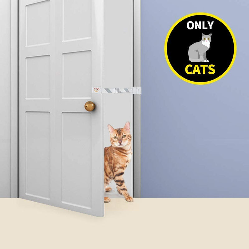 HASHI Adjustable Door Strap and Latch - Stylish Pattern. Pet Door Stopper. No Need for Pet Gates or Interior Cat Door. Recommend for Pet Owners Who Have Cats and Dogs Together - PawsPlanet Australia