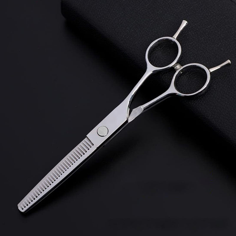 Pet Grooming Scissors Kit,Dog Cats Grooming Scissors Set with 7.5" Thinning Shears,8.1" Straight Shears,8.1" Curved Down Shears Great for Groomers,Home Grooming and Groomer Beginners - PawsPlanet Australia