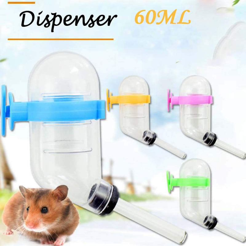 Mayplus Pet Water Feeder Bottle Container Dispenser for Cage or Kennel, Waterer Leak-Proof Nozzle Pets Crate Drinker for Bunny Rabbits Ferrets Hamsters Critters(Blue) Blue - PawsPlanet Australia