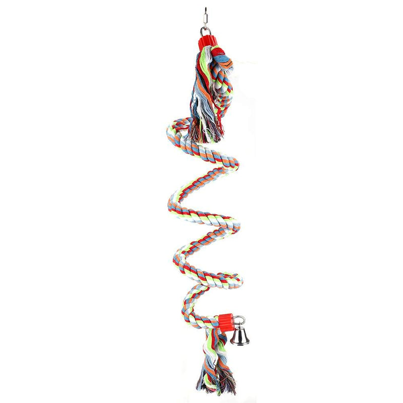 Parrot Climbing Rope Bird Swing Standing Toys Birds Supplies for Large Medium Small Parrots 1.6 Meter - PawsPlanet Australia