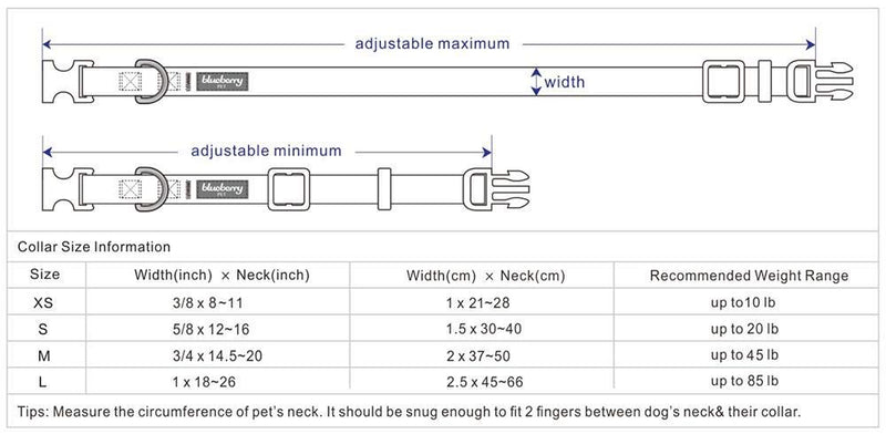 [Australia] - Blueberry Pet Essentials 22 Colors Classic Dog Collars, Personalized Dog Collars Regular Collar - X-Small A Color: Baby Pink 