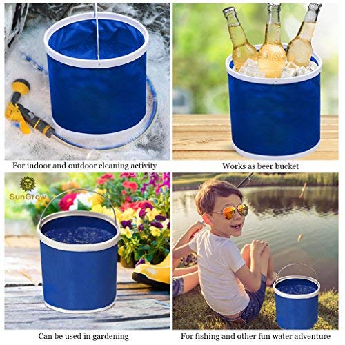 [Australia] - Collapsible Bucket with Storage Bag, Aquarium Water Change Pail, Outdoor water storage container for Camping, Hiking, Gardening, Space-Saving Packable pail for Car, RV, Fishing, Fruit Picking & More 