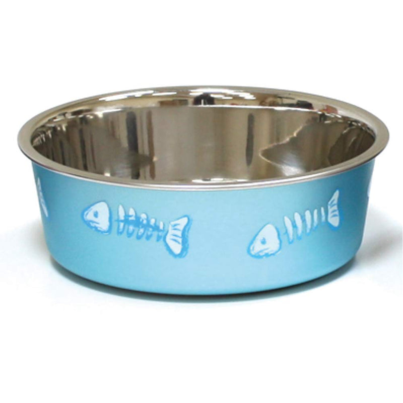 Croci Roxy Satin Steel Bowl, 450 ml x 14 cm - PawsPlanet Australia