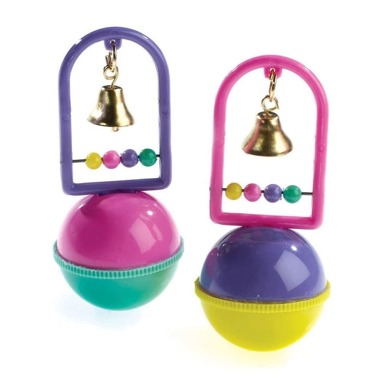 Class-ic Kelly Ball & Bell Bouy Caged Bird Interactive Bead & Bell Toy Budgies Parrotlets - PawsPlanet Australia