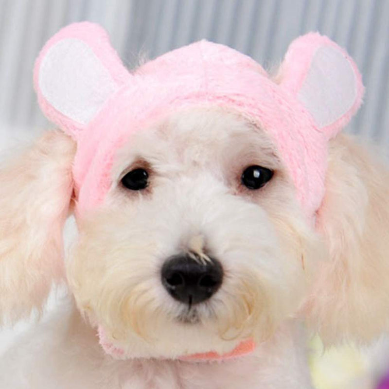 [Australia] - Rabbit Cute Top Hat for Pets Pink L L 10-15kg 