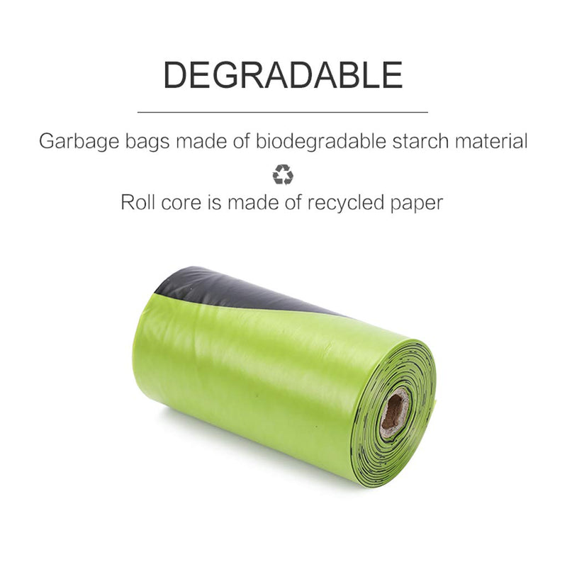 [Australia] - Jtedzi Dog Waste Bags, Biodegradable Extra Thick and Strong Poop Bag for Dog, Guaranteed Leak-Proof Easy Tear, Premium Lavender Scented Green Eco-Friendly, 15 Doggy Bags Per Roll, 9”x13” 120 Bags 