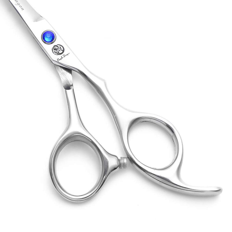 Purple Dragon 4“/5"/5.5"/6"/6.5"/7"/7.5"/8"/9"/10" Sharp Edge Salon Hair Cutting Shears - Pet/Dog Grooming Scissors with Bag - Perfect for Barber or Pet Groomer 4 inch - PawsPlanet Australia