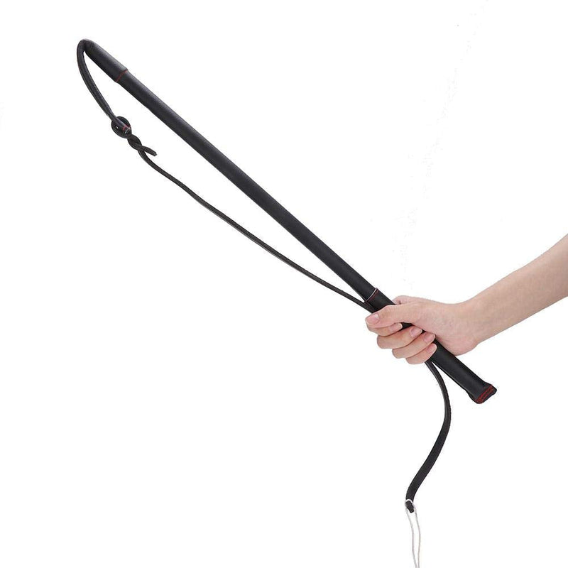 Pssopp Cowhide Dog Agitation Whip Dog Teaser Wand Dog Training Whip Dog Teaser Wand Outdoor Playing for Pulling, Chasing, Chewing, Teasing, Training - PawsPlanet Australia