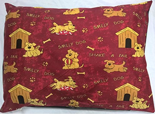 LARGE 37" x 27" Dog Bed Pillow Cover - Washable Cover/Removable ZIP - Random Colors- PET CUSHION COVERS only - PawsPlanet Australia