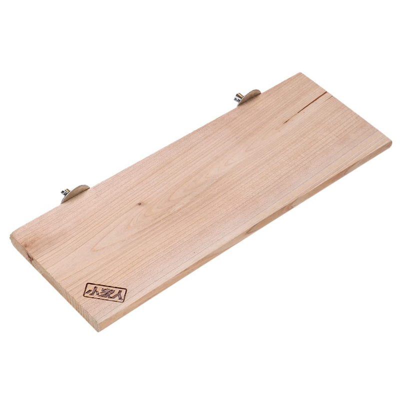 Fdit Wooden Pet Platform Rectangle Small Pets Animals Perch Board Parrot Stand Perch Board for Animal Cage Toy Accessories - PawsPlanet Australia