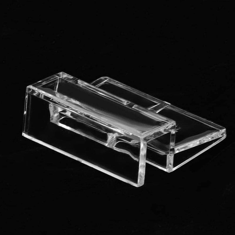 20Pcs Aquarium Glass Cover Clip Acrylic Universal Lid Clips for Rimless Aquariums Clear Color Acrylic Aquarium Glass Cover Holder 5mm - PawsPlanet Australia