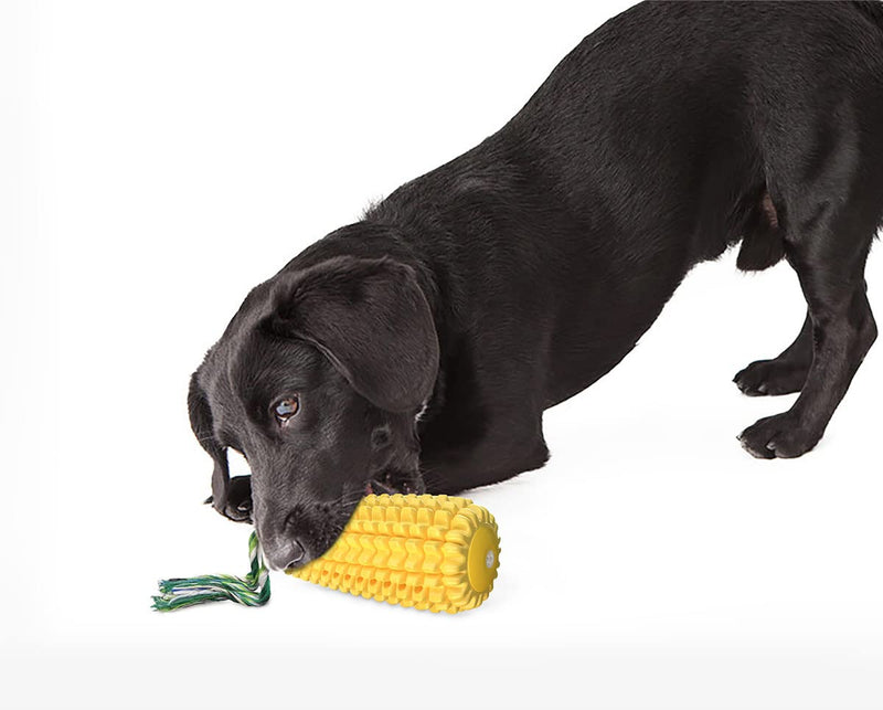 Acecy Dog Toy, Indestructible Chewing Root for Dogs Toy, Interactive Squeaky Corn Dog Toy for Large Medium Dogs and Puppies - PawsPlanet Australia