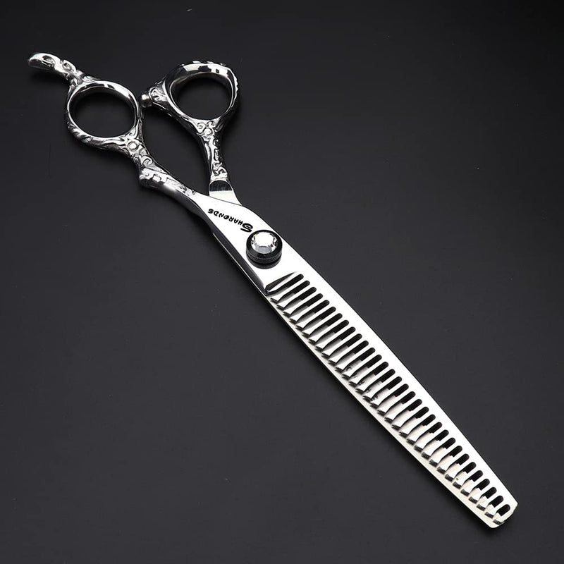 6/7/8 inch hairdressing scissors and hairstyel tool and hair cutting scissors for hairdresser for hairdressing salon (7 inch 2 pieces-B) 7 inch 2 pieces-B - PawsPlanet Australia