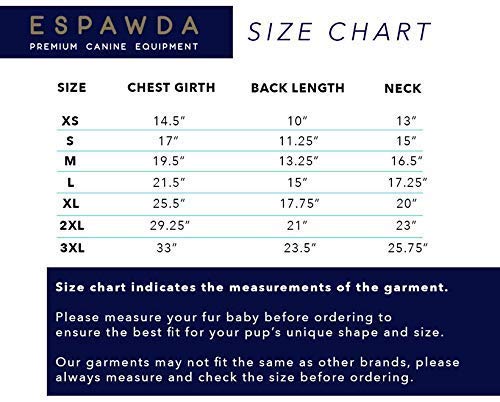 ESPAWDA Casual Stretch Comfort Cotton Dog Sweatshirt Sweater Vest for Small Dogs, Medium Dogs, Big Dogs XS Black - PawsPlanet Australia