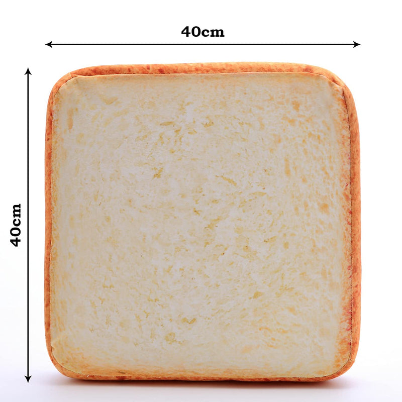 LotCow Soft Bread Cats Bed Toast Bread Slice Style Pet Mats Cushion Soft Warm Mattress Bed Mat Cushion 40 * 40CM - PawsPlanet Australia