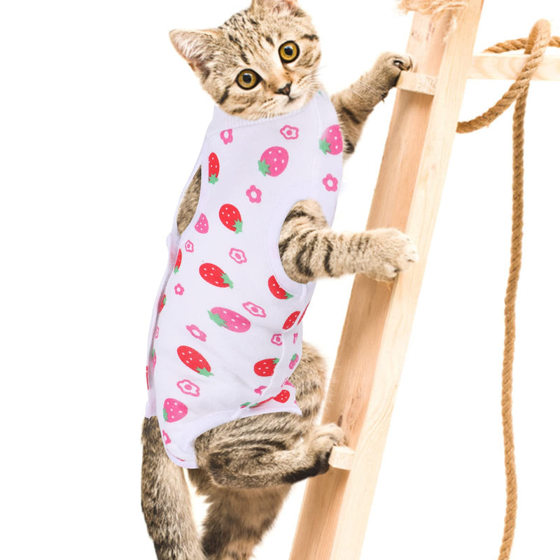3 Pieces Cat Recovery Suits Cotton Cat Suits Pet Cat Surgery Recovery Suits for Cat Clothing Pet Clothing Surgery Suits (L) L - PawsPlanet Australia