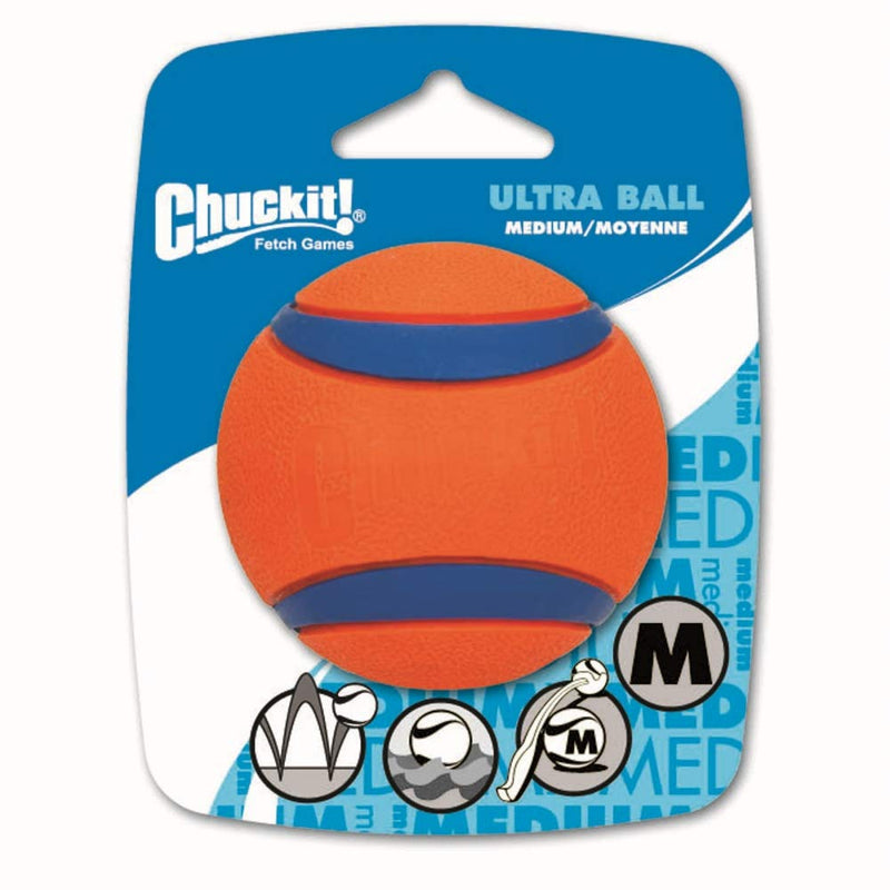 [Australia] - Chuckit! Ultra Ball Medium, 2.5-Inch, 1-Pack Multi 