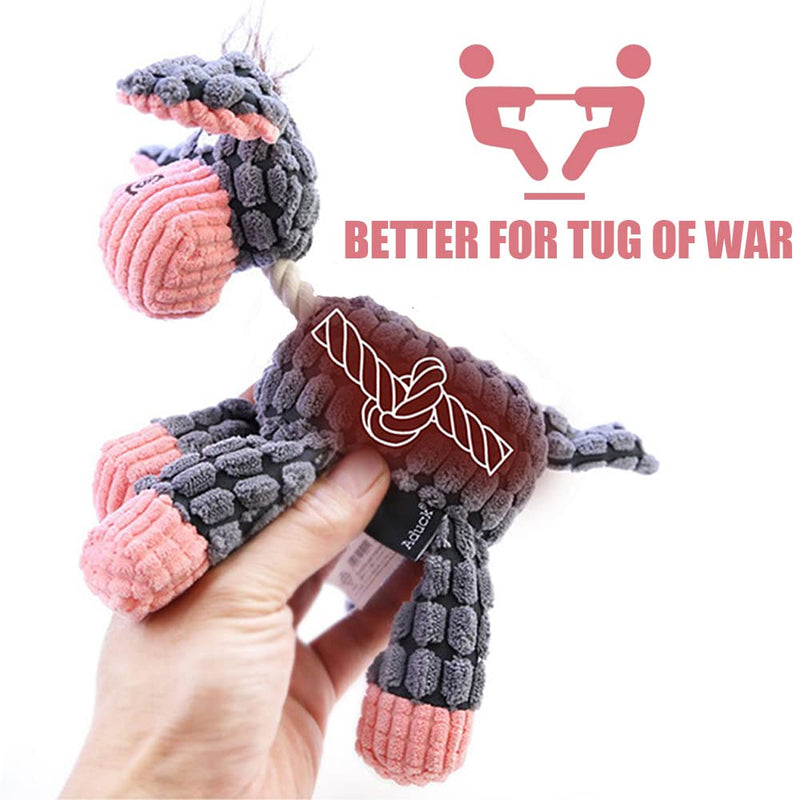 Donkey Soft Dog Toys for Small Medium Dogs Squeaky Dog Toys Plush Puppy Toy - PawsPlanet Australia