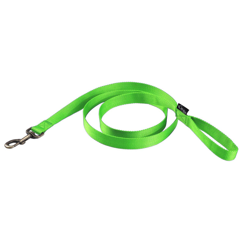 HIKISS 4FT 6FT Dog Leash, Strong and Durable Leash with Easy to Use Collar Hook,1 Inch 3/4 Inch Wide Dog Leashes for Medium Large Dogs Small Dogs and Puppy 1 in x 4ft Green - PawsPlanet Australia