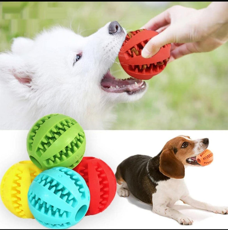 Sin America Interactive Dog Puzzle Toys NonToxic, Durable, Teeth Cleaning IQ Puzzle Chew Ball for All Kinds of Dogs (Green). green - PawsPlanet Australia