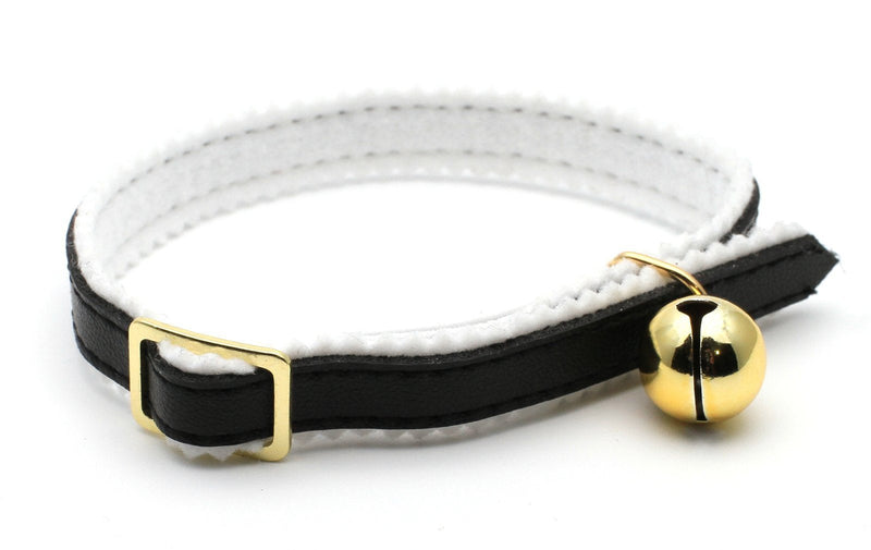 Personalised Custom Cat Kitten Collar | Design Your Unique Pet ID Tag | Laser Engraved (Black) Black - PawsPlanet Australia