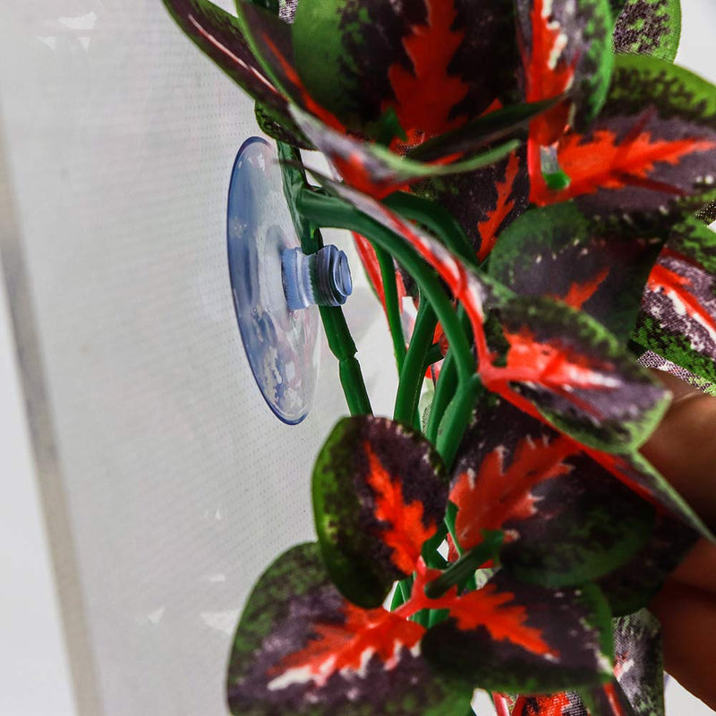 [Australia] - Aqua KT Reptile Red Jungle Vine Decoration for Amphibian Lizard Snake Perch, 20 Inch Length and Made of Plastic 