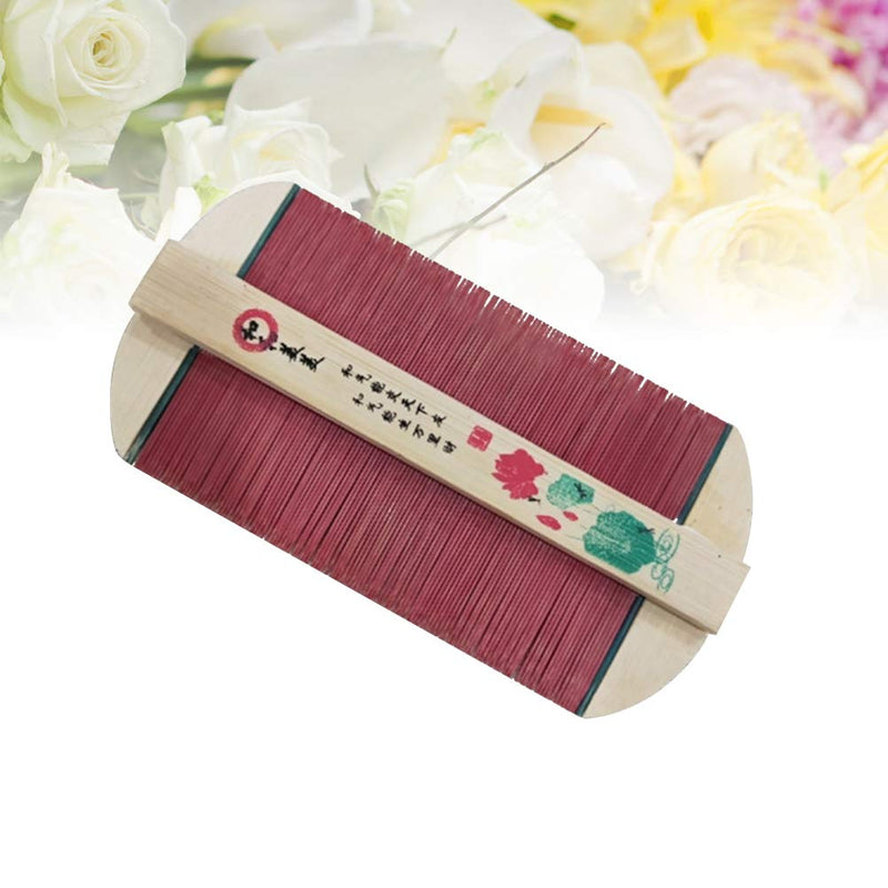 [Australia] - SUPVOX Hair Comb Lice Comb Double Sided Bamboo Removal Dandruff Comb Cat Dog Pet Grooming Fine Tooth Comb 