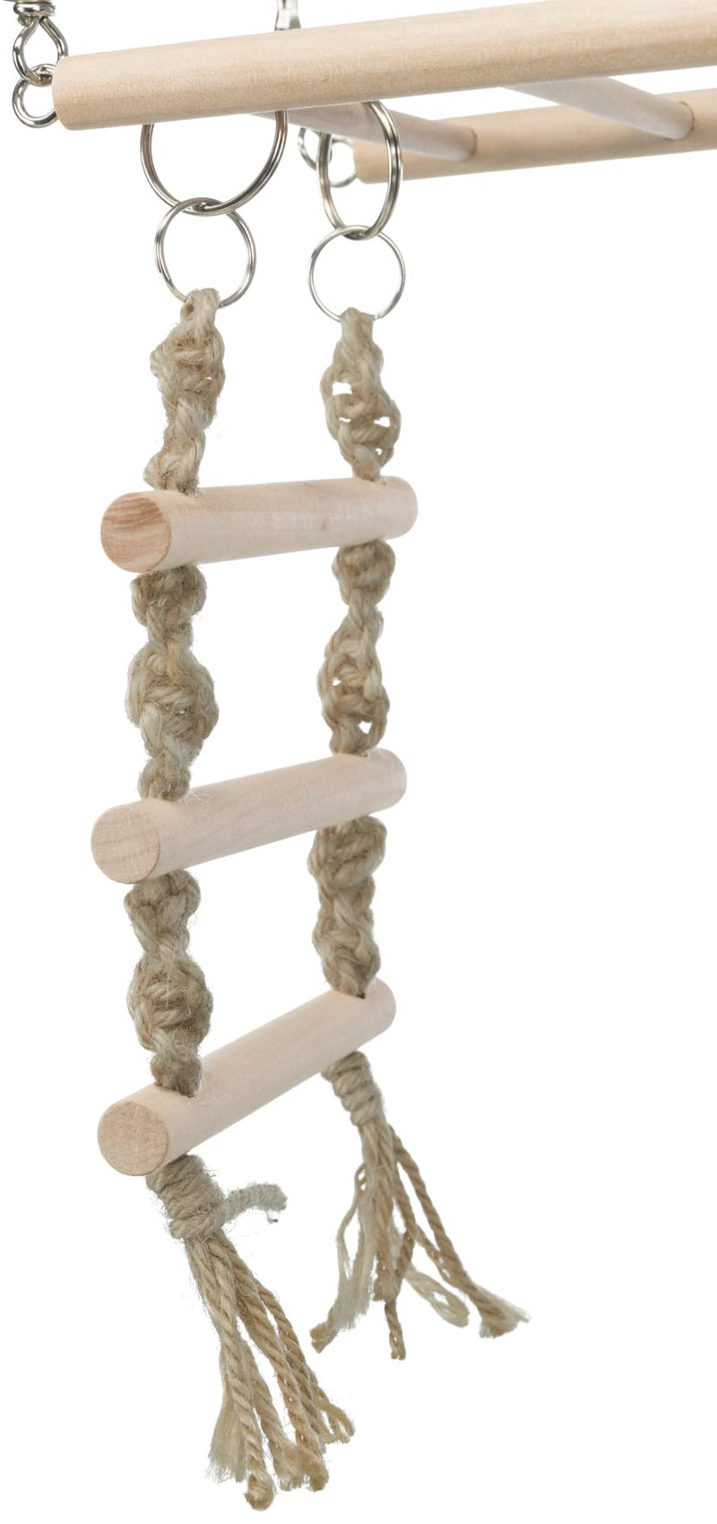 TRIXIE Small Animal Suspension Bridge, Cage Accessories, Pet Toys for Rats, Ferrets, Natural, 13.7x5.9 Inch (Pack of 1) (6905) - PawsPlanet Australia