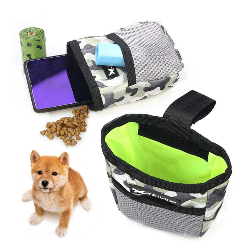 N\A Pet Treat Pouch Dog Treat Bag Portable Dog Training Bag with Belt Clip Portable Puppy Walking Pouch for Pet Trainers or Travel or Outdoor Use - PawsPlanet Australia