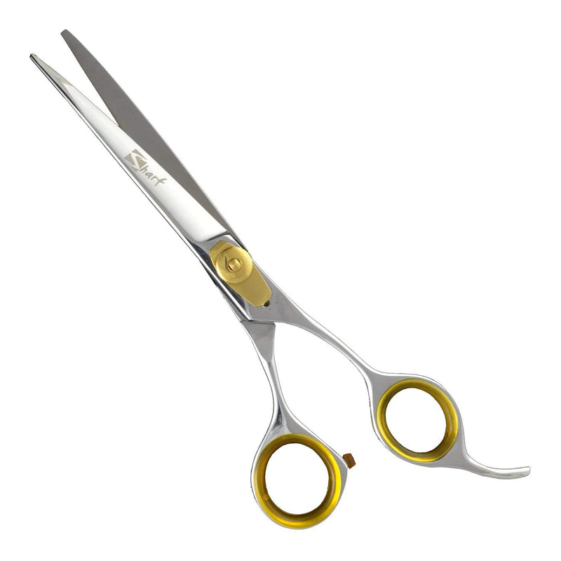 Sharf Gold Touch Grooming Pet Shear, 6.5 Inch Curved Scissors, Use Curved Shears for Cat Shears and Small Dog Shears Or Any Breed Trimming Cuts Curved Scissor - PawsPlanet Australia