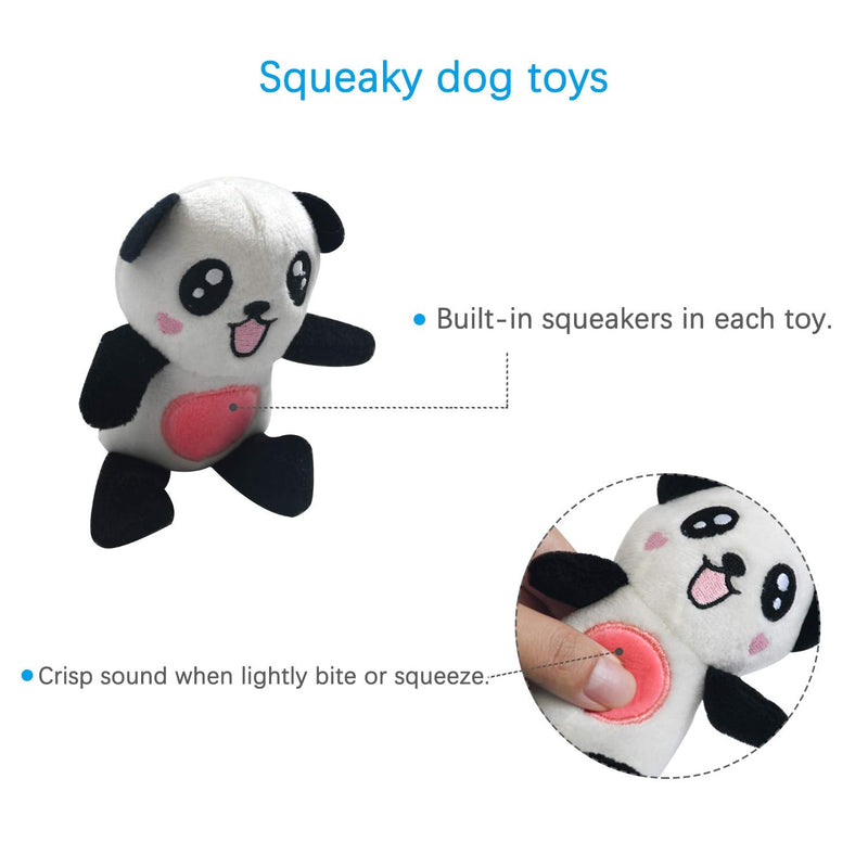 Squeaky Plush Dog Toy Pack for Puppy, Small Stuffed Puppy Chew Toys 12 Dog Toys Bulk with Squeakers, Cute Soft Pet Toy for Small Medium Size Dogs - PawsPlanet Australia