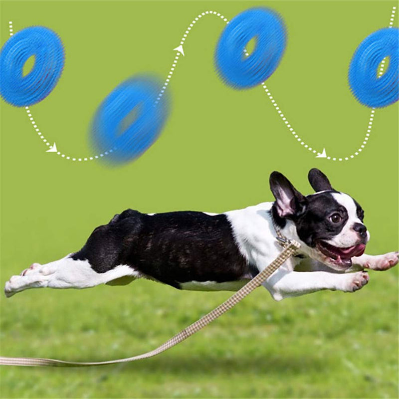 YUKAKI Squeaky Dog, Pet Toys For Golden Retrievers Large Dogs Squeak Chew Training Funny Chew Thorn Circle Ring Small Dog Toys Sound Interactive - PawsPlanet Australia