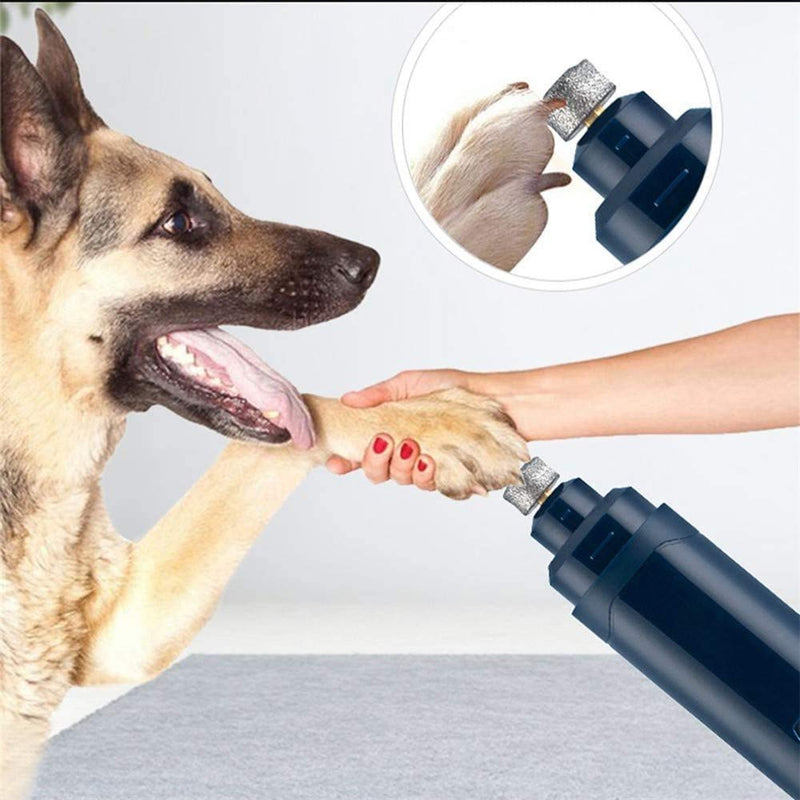 KIPRUN Dog Nail Grinder Upgraded, 2 Speeds Dog Nail File/Clipper, Electric Pet Nail Trimmer Painless Paws Grooming, for Small Medium Large Dogs And Cats, USB Rechargeable - PawsPlanet Australia