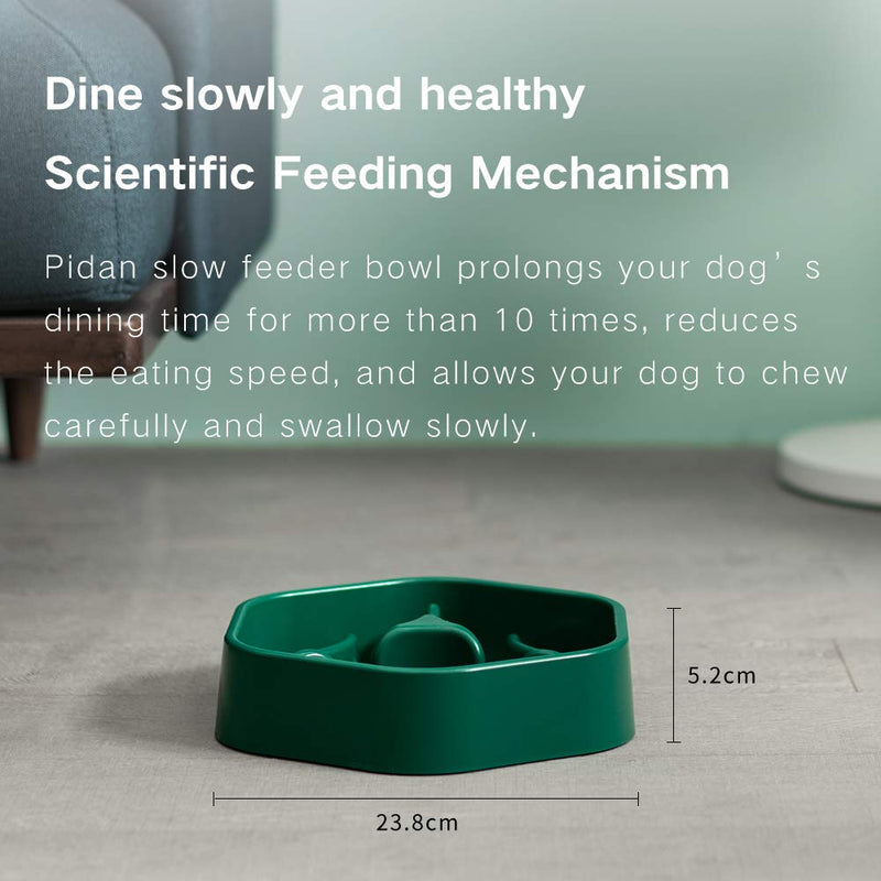 [Australia] - pidan Dog Bowls Slow Feeder Large Dog Food Bowl Stop Gulping ABS Non-Slip ABS Plastic for Safe Use 