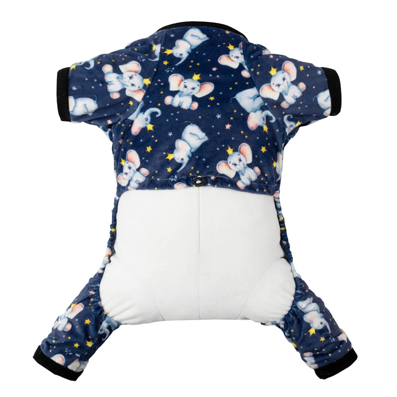 CuteBone Dog Pjs Onesies Pet Clothes Jumpsuit Cat Apparel Soft Puppy Pajamas X-Small Elephant - PawsPlanet Australia