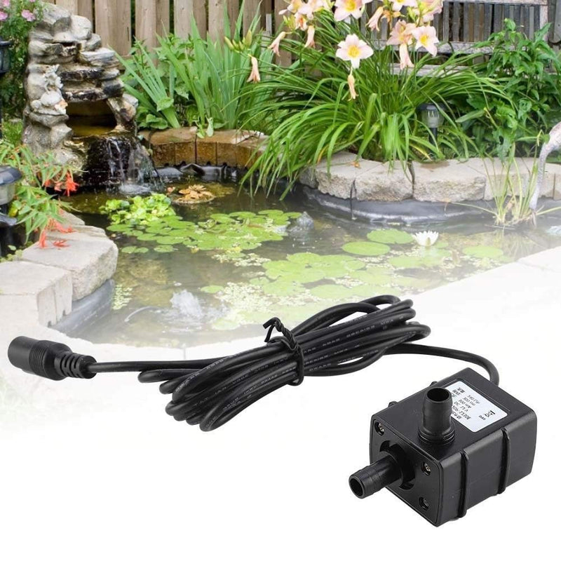 Dc12V 3M 240L/H Ultra Quiet Solar Pump Fountain Micro Brush-Less Water Pump Submersible Brush-Less Motor Water Pump for Pond, Pool, Aquarium(NO Solar Panel Included) - PawsPlanet Australia