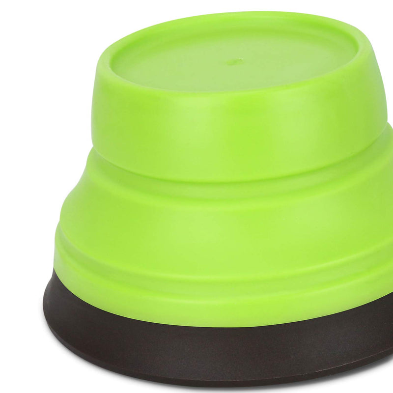 DHAWS Silicone Measuring Cups for Pet Dog and Cat,3 in 1 Collapsible Sealing Clip for Storage Bag,Pet food Spoon 1/2 Cup/1 Cup/2 Cup Capacity (118ml/237ml/473ml) (Green, 1/2Cup (118 ml)) Green 1/2Cup (118 ml) - PawsPlanet Australia