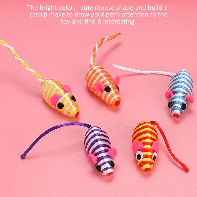 [Australia] - 10pcs Plush Snail Catnip Toy, Pet Cat Scratching Mouse Shaped Toys Having Fun Exerciser Interactive Chaser Teaser Toy for Cats Dogs Puppy Kitty Kitten Pets Novelty Gift 