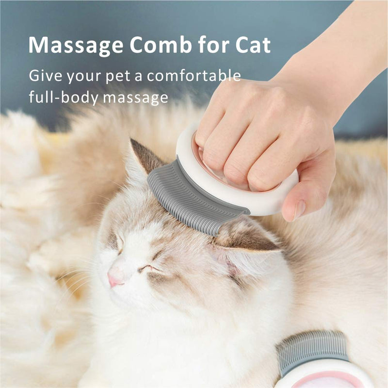Baytion cat grooming brush and dog grooming brush, pet comb for relaxing massage. - PawsPlanet Australia