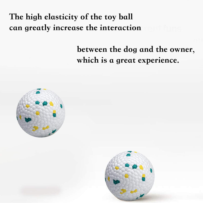 Nature one Dog Toys Ball for Aggressive chewers and Molar Chew Balls for Training Dog Durable and Non-Toxic Treat Toy for Teeth Cleaning and Playing (1 Pack) white-1 - PawsPlanet Australia