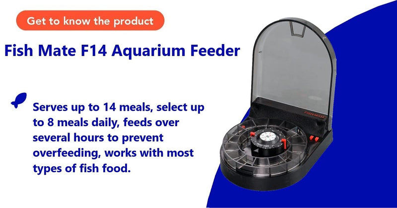 Fish Mate F14 Aquarium Fish Feeder - PawsPlanet Australia