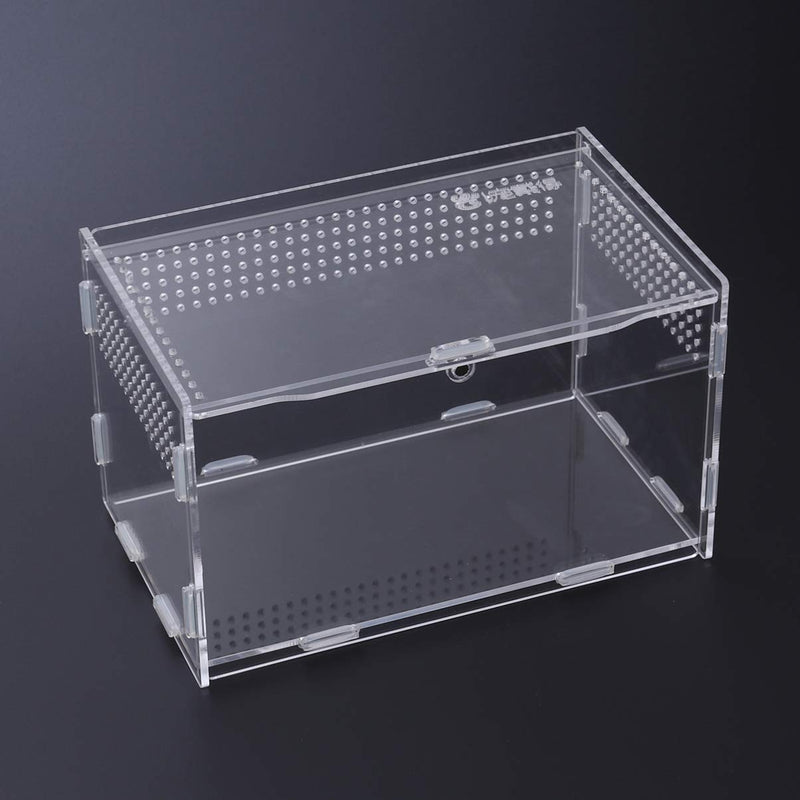 POPETPOP Reptile Breeding Box-Acrylic Terrarium Containers-Portable Reptile Terrarium Habitat for Mini Pet Houses - PawsPlanet Australia