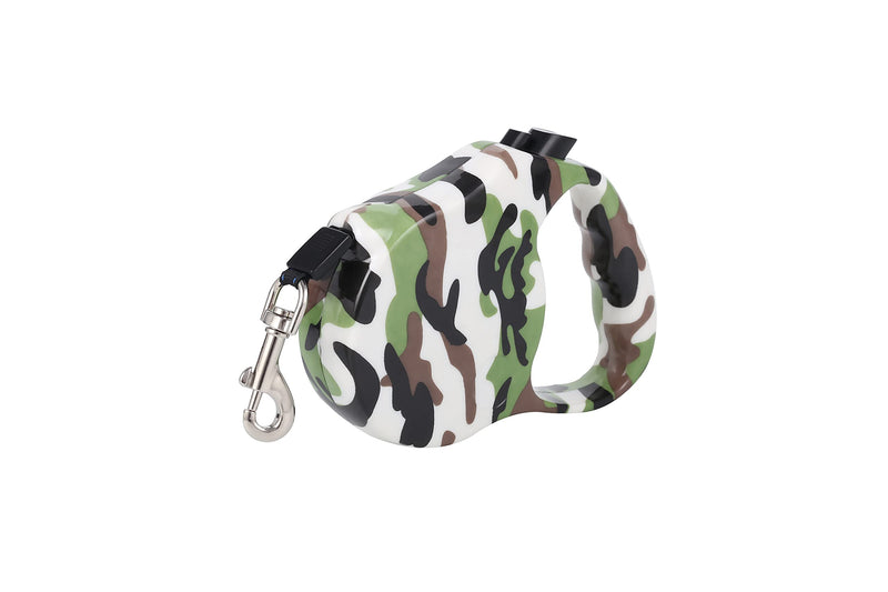 Retractable Dog Leash, Heavy Duty Dog Walking Leash for Small, Medium and Large Dogs with Anti-Slip Handle360°Tangle-Free Dog Leash Retractable Camouflage 10 - PawsPlanet Australia