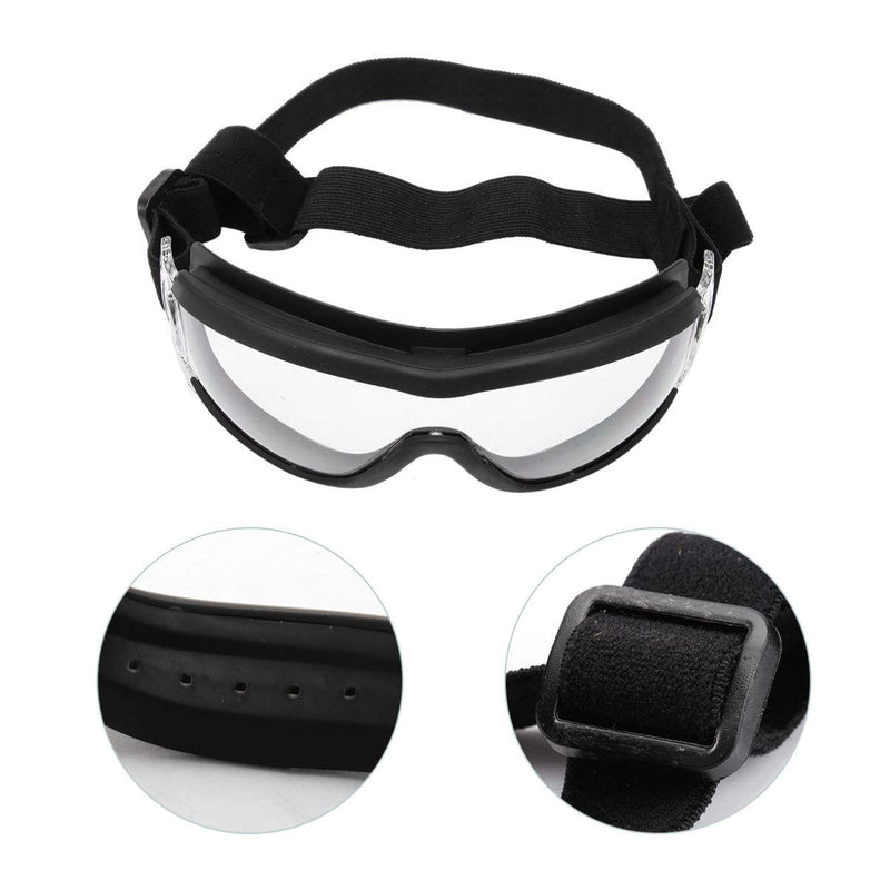 ULTECHNOVO Pet Goggles Eye Protective Glasses Anti-UV,Windproof,Waterproof Eye Goggles for Medium-Sized or Large Dog (Transparent) - PawsPlanet Australia