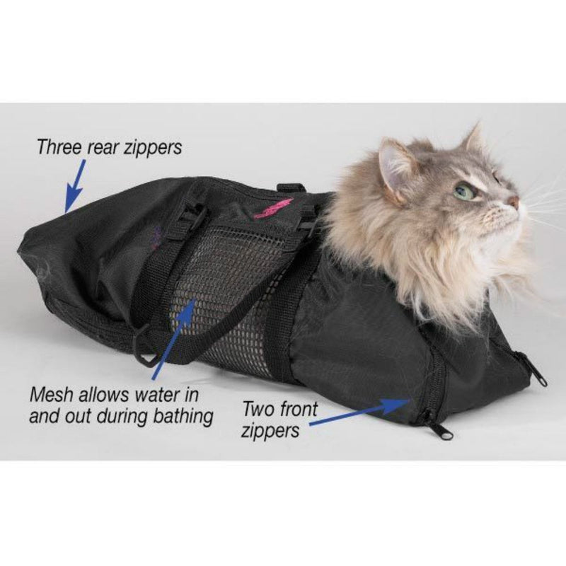 [Australia] - ZIME Cat Grooming Bag - Durable and Versatile Bags Designed to Keep Cats Safely Contained During Grooming and/or Bathing 